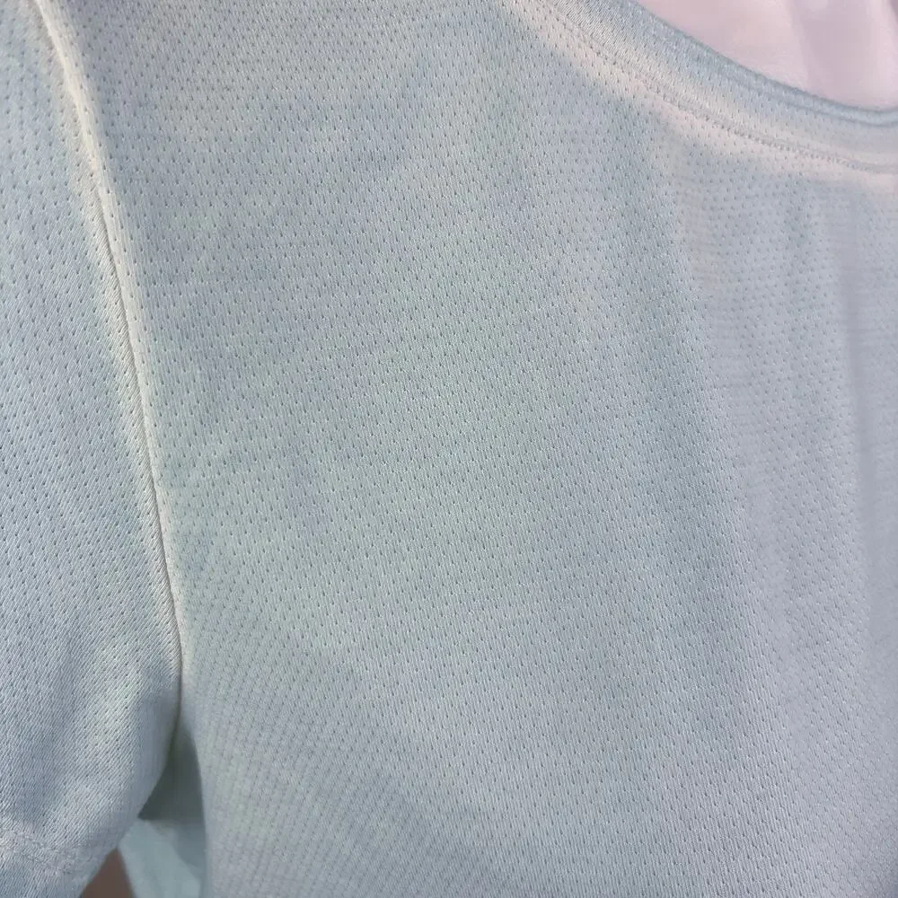 Nike Dri Fit Women's Blue Breathable Crew Neck Short Sleeve Basic T Shirt Size S